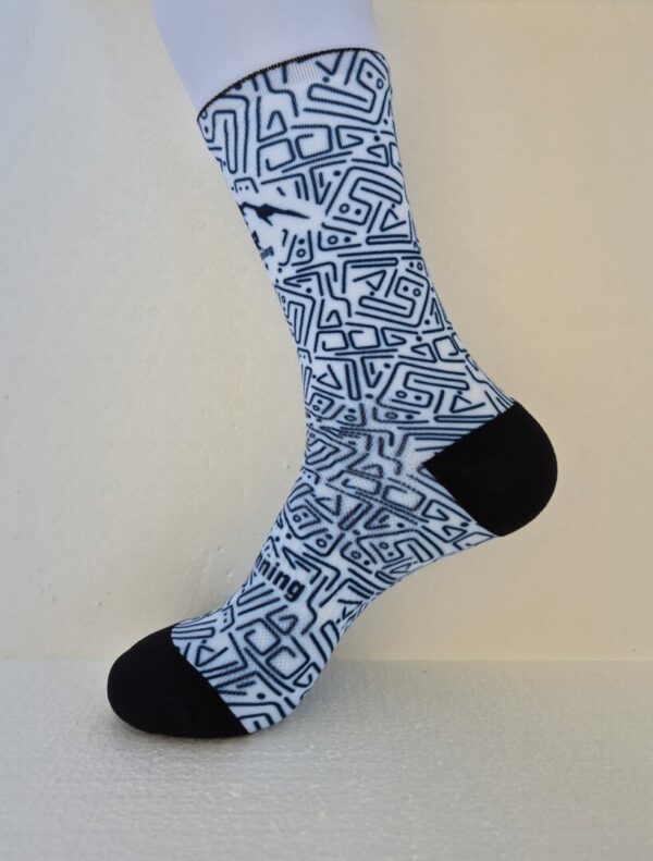 Funky stripes crew socks