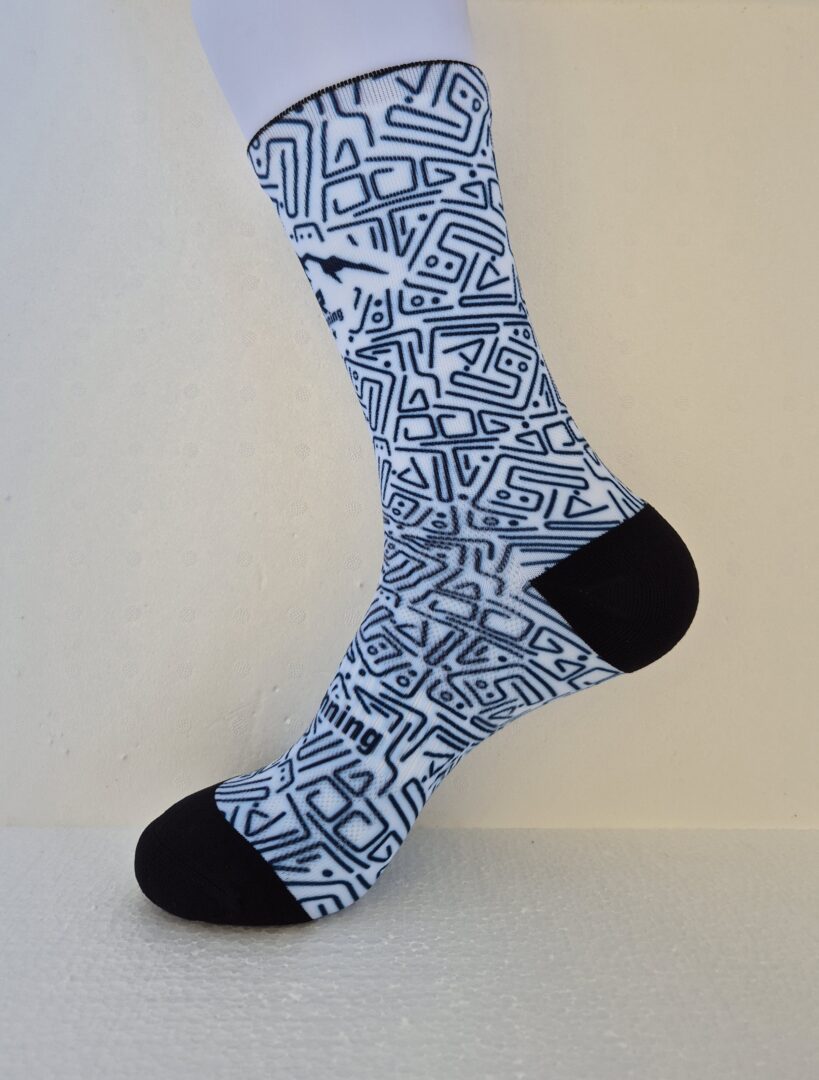 Funky stripes crew socks